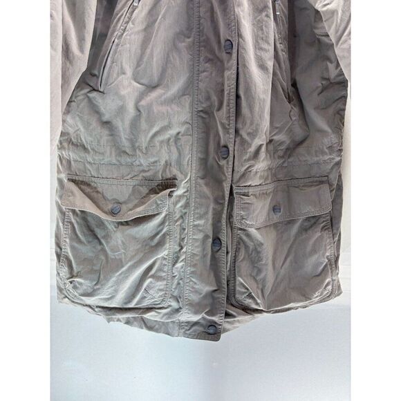 Vintage L.L. Bean Womens Medium Hooded Jacket Parka Coat Cotton Outer Wool Inner - Picture 5 of 5